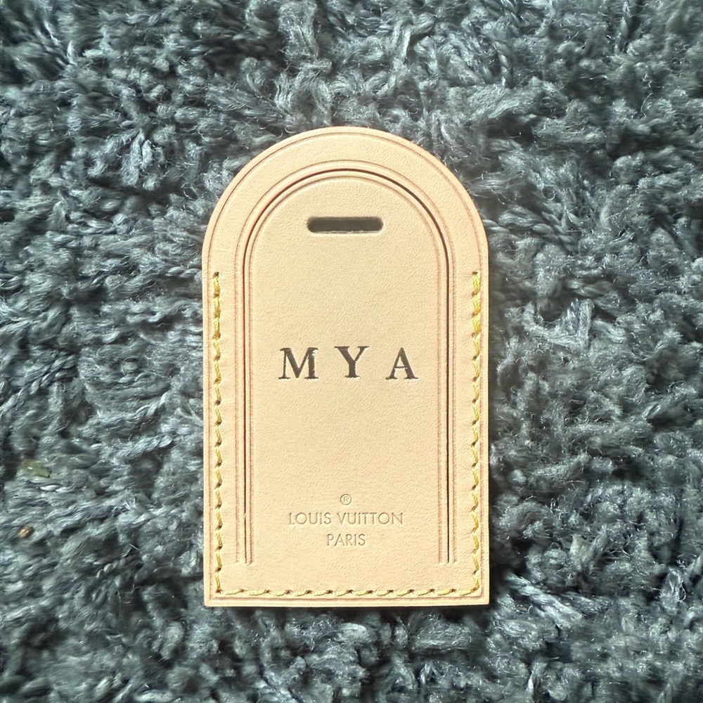 Louis Vuitton Leather Tag